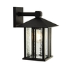 Searchlight Venice Outdoor Lantern Wall Light - Black