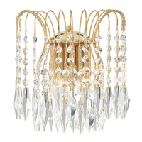 Searchlight Waterfall Wall Light - Gold