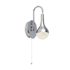 Searchlight Wave Teardrop LED Wall Light - Chrome