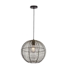 Searchlight Weave Ceiling Pendant Light - Black