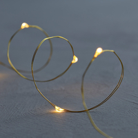 Sirius 15.9M Knirke LED Gold Micro Wire Fairy Lights - 160 Lights