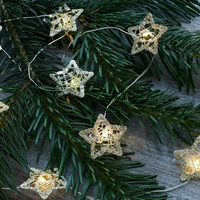 Sirius Edith Battery Operated LED Star String Lights - 10 Lights