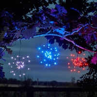 Starburst Solar LED String Lights - 3 Lights