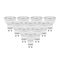 Sylvania 4.5W Warm White LED GU10 Bulb - Pack of 10 - Flood Beam