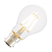 Tagra 7W Warm White Dimmable LED Decorative Filament GLS Bulb - Bayonet Cap