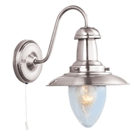 Utility Wall Light - Satin Silver