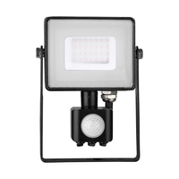 V-Tac 30W Daylight Samsung Chip LED Floodlight with PIR Sensor - Black
