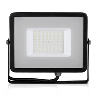 V-Tac 50W Warm White Samsung Chip LED Floodlight - Black