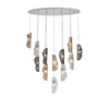 Valeria 12 Light Cluster Ceiling Pendant - Polished Chrome