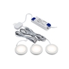 Veil 2.5W Warm White Dimmable LED Low Voltage Under Cabinet Light Kit - White - Pack of 3