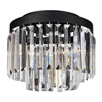 Ventimiglia Flush Ceiling Light - Black