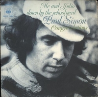 Paul Simon Me And Julio Down By The Schoolyard + Sleeve 1972 German 7 vinyl CBSS7964