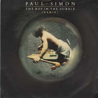 Paul Simon The Boy In The Bubble (Remix) 1986 UK 7" vinyl W8509