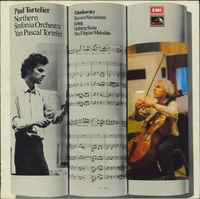 Paul Tortelier Tchaikovsky: Rococo Variations / Greig: Holberg Suite & Two Elegiac Melodies 1974 UK vinyl LP ASD2954