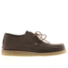 Yogi Dark Brown Lawson Crepe Trapper Mens Shoes