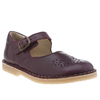Young Soles Burgundy Delilah Girls Junior