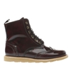 young soles burgundy sidney unisex junior