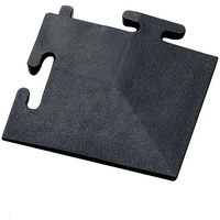 Clarke Clarke Black PVC Corner Piece for Interlocking Floor Tiles (Single Unit)