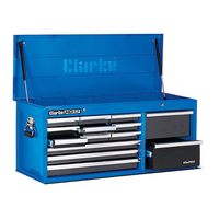 Clarke Clarke CBB224BLC Extra Large HD Plus 14 Drawer Tool Chest