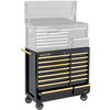 Clarke Clarke CBB226BGB HD Plus 16 Drawer Tool Cabinet (Black & Gold)
