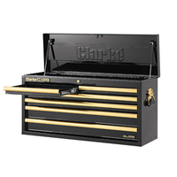 Clarke Clarke CBB306BGC Large Heavy Duty 6 Drawer Tool Chest (Black & Gold)