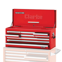 Clarke Clarke CBB309DFC Large 9 Drawer Tool Chest with Front Cover - Red