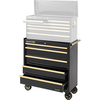 Clarke Clarke CBB315BGC Extra Large Heavy Duty 5 Drawer Mobile Tool Cabinet (Black & Gold)
