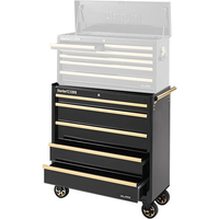 Clarke Clarke CBB315BGC Extra Large Heavy Duty 5 Drawer Mobile Tool Cabinet (Black & Gold)