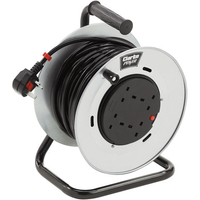 Clarke Clarke CCR25M 4 Socket 25m Galvanised Cable Reel