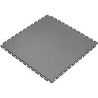 Clarke Clarke FLG2 Grey Interlocking PVC Floor Tile (Single)