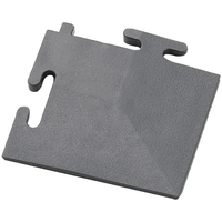 Clarke Clarke Grey PVC Corner Piece for Interlocking Floor Tiles (Single Unit)