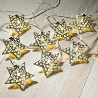 12 Solar Star String Lights