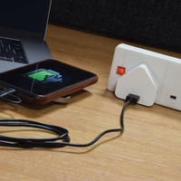 Compact USB Mains Charger 1.0A