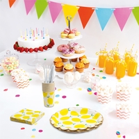 Lemons 40pc Party Tableware