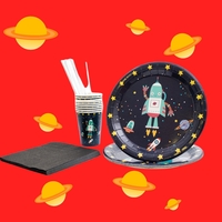 Robot 40pc Party Tableware