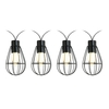 Solar Caged Bulb String Lights