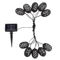 Solar Cool Flickering Flame String Lights