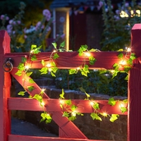 Solar Ivy Firefly String Lights