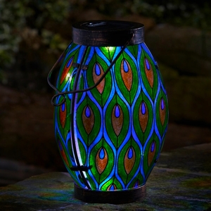 Solar Peacock Lantern