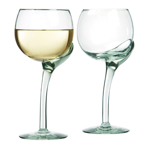 Asymmetrical Recycled Glasses (Set of 2)