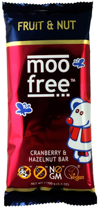 Dairy Free Cranberry & Hazelnut Chocolate Bar 100g