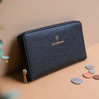 Ian Snow Recycled Musa Purse - Black