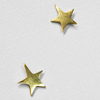Made Brass Casted Star Stud Earrings