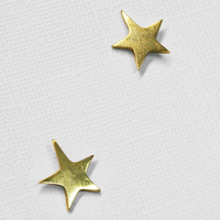 Made Brass Casted Star Stud Earrings