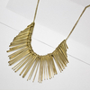 Made Brass Large Spike Necklace