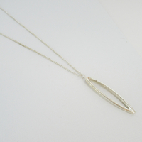 Made Silver Cat Eye Pendant