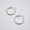 Made Silver Mini Casted Hoops