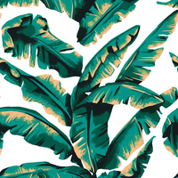 Maemara Botanics Fabric by the Meter - Green