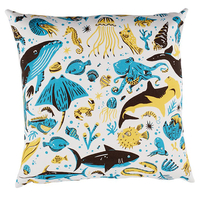Maemara Ocean Friends Scatter Cushion - Yellow