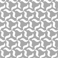 Maemara Wave Fabric by the Meter - Grey